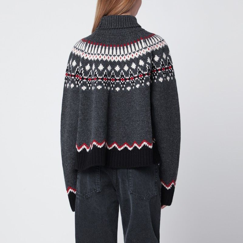 ALANUI Fair Isle Patterned Turtleneck Jumper