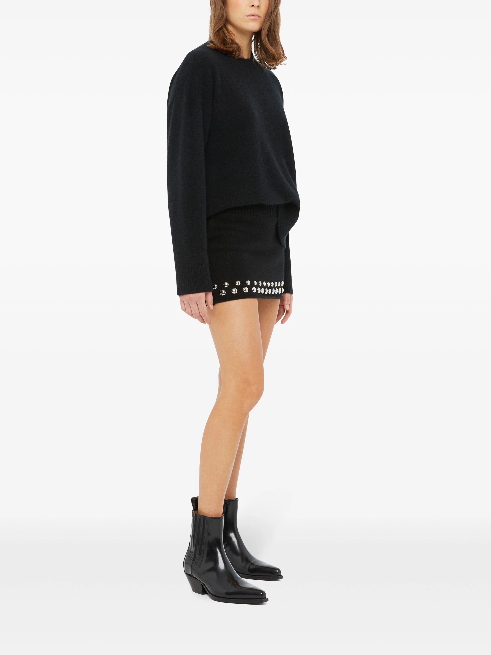 ALANUI Love and Studs Mini Skirt