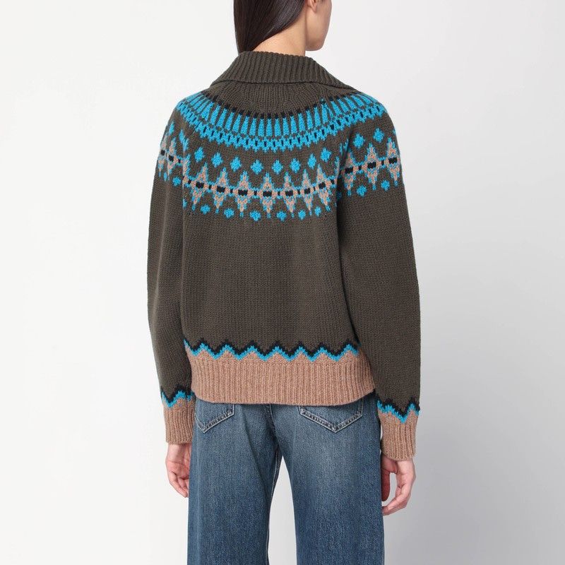ALANUI Fair Isle Patterned Cardigan