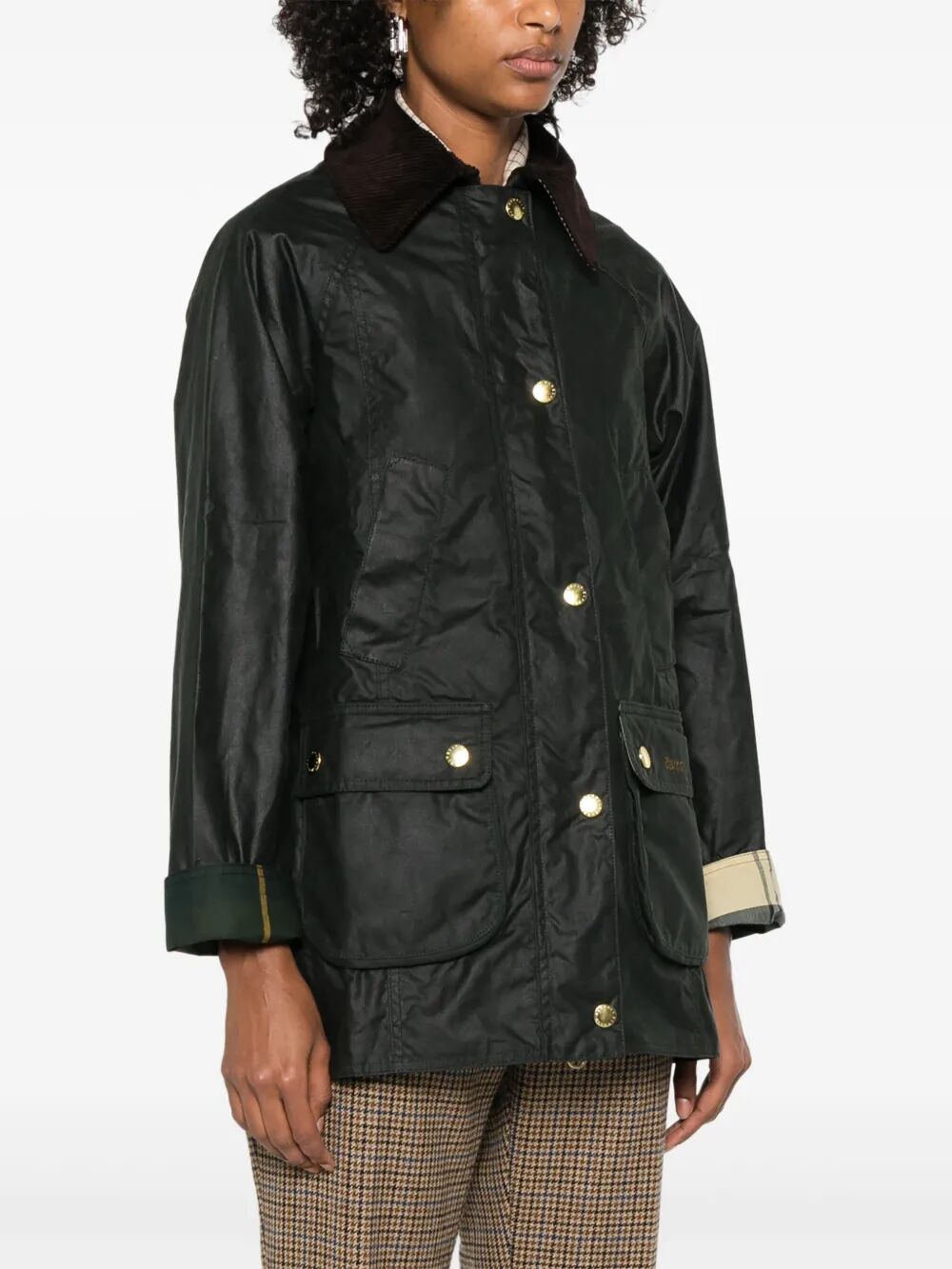 BARBOUR Women's Modern Beadnell Waxed Jacket - Maxi Collar