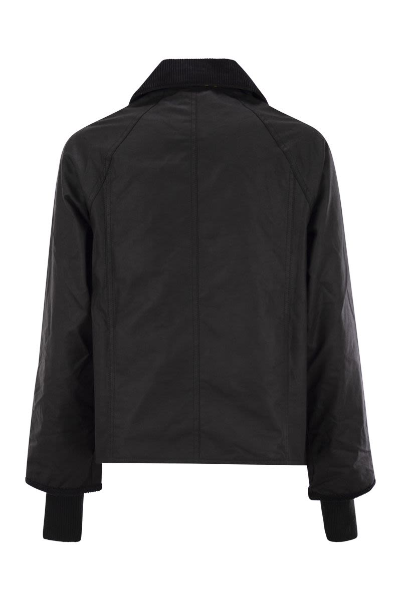 BARBOUR Women's Mini Cropped Waxed Jacket