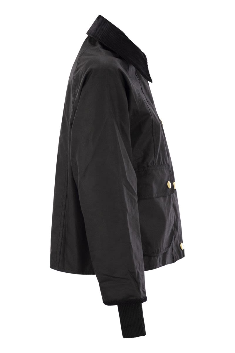 BARBOUR Women's Mini Cropped Waxed Jacket