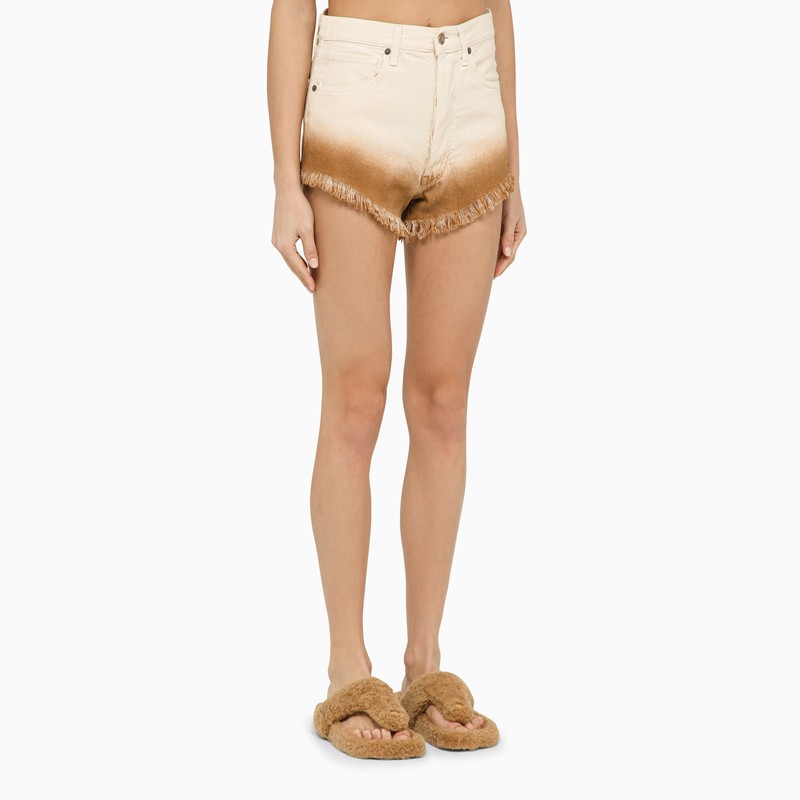 ALANUI Bright Hues Mini Denim Shorts for Women