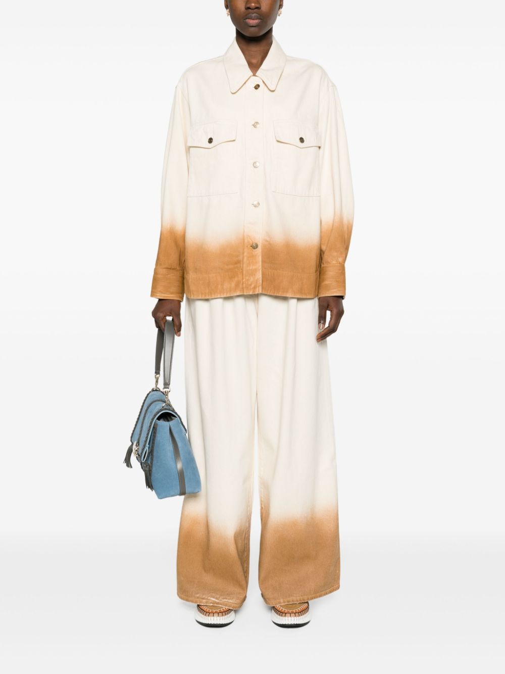 ALANUI Bright Hues Denim Overshirt for Women - SS24