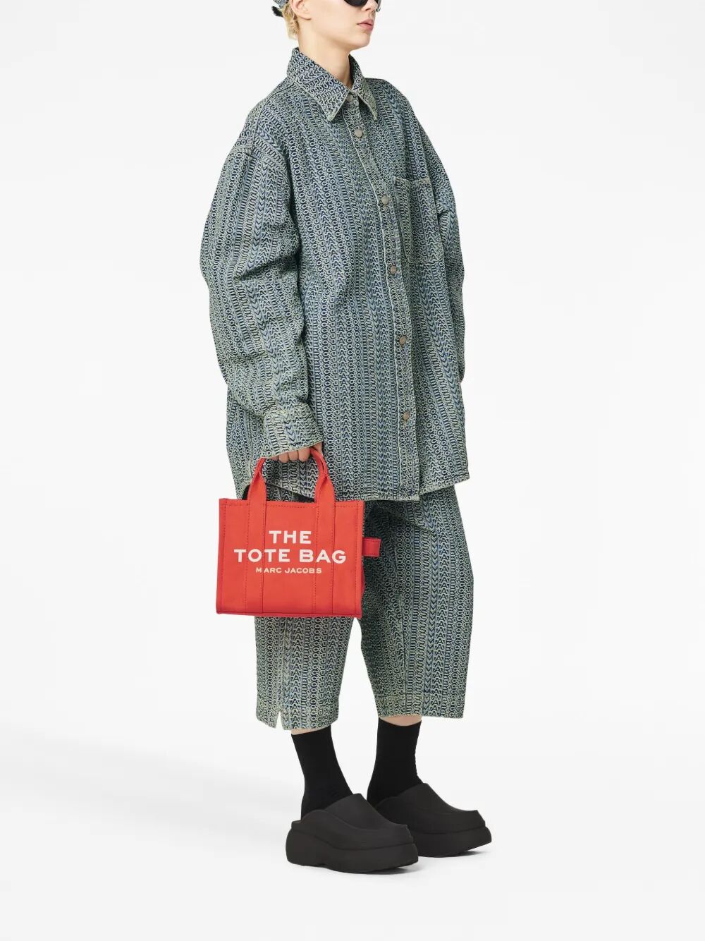 MARC JACOBS Mini Canvas Small Tote Handbag