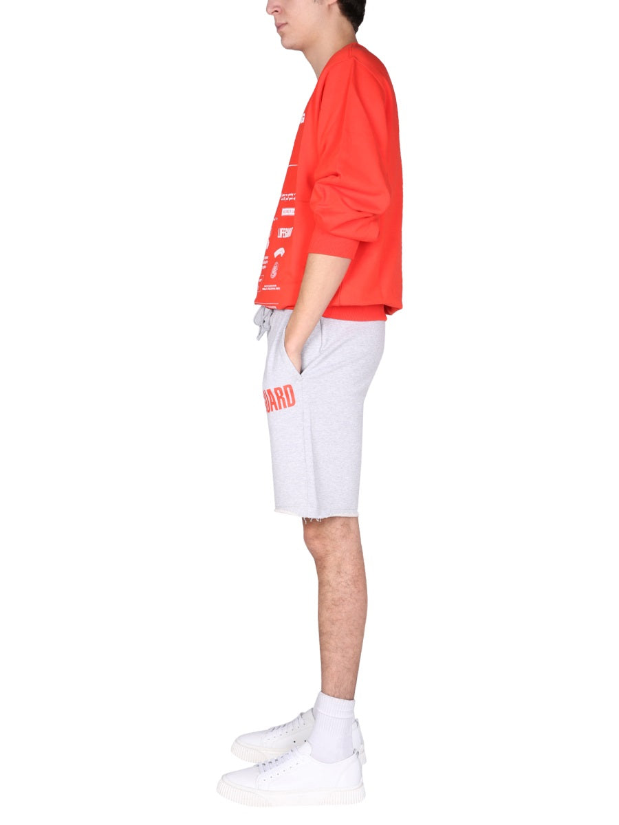 HELMUT LANG Men's Fleece Bermuda Shorts