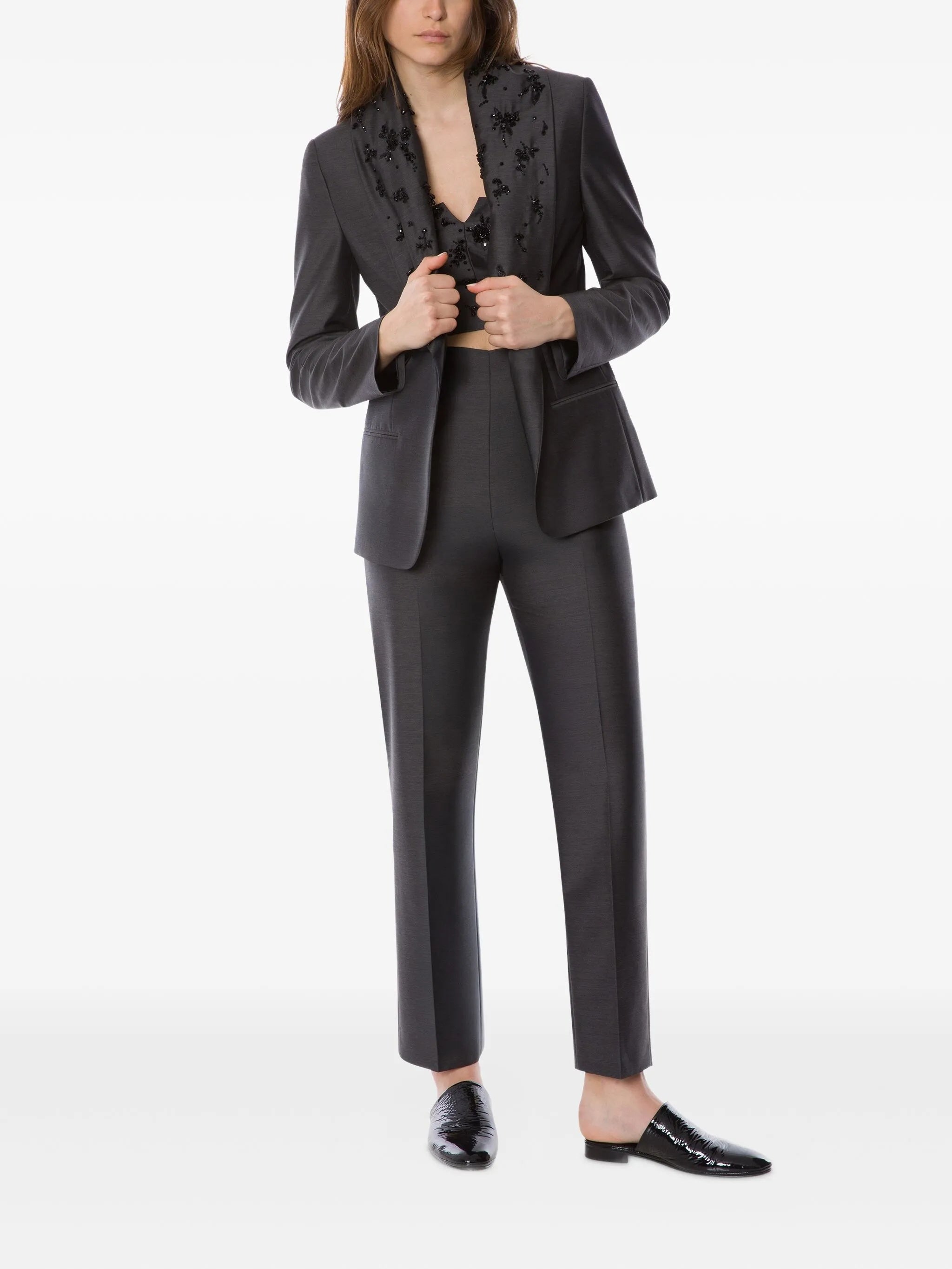 ALBERTA FERRETI Viscose Cropped Pants for Women