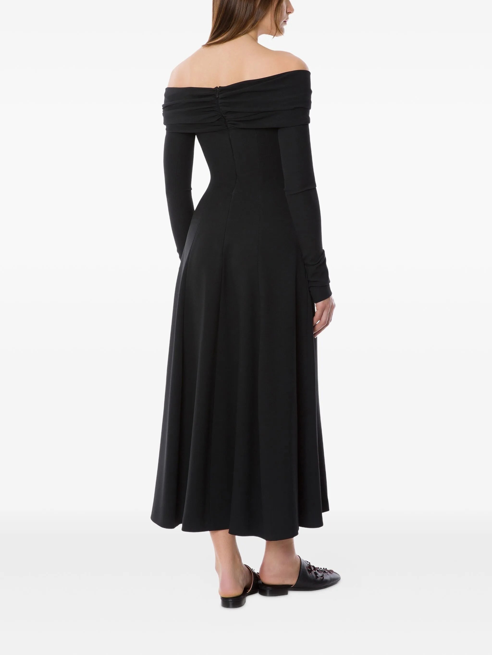 ALBERTA FERRETI Elegant Viscose Midi Dress for Women - FW25 Collection
