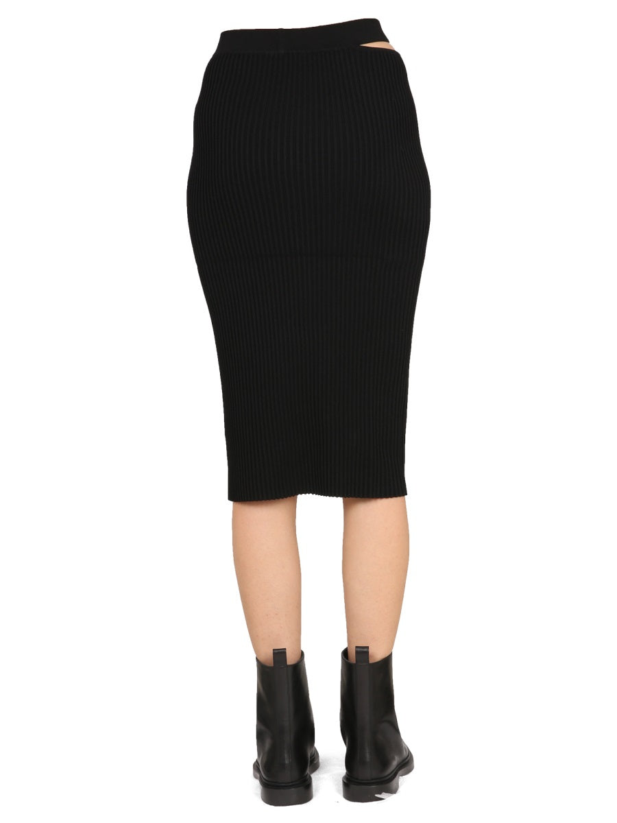 HELMUT LANG One-Shoulder Mini Dress