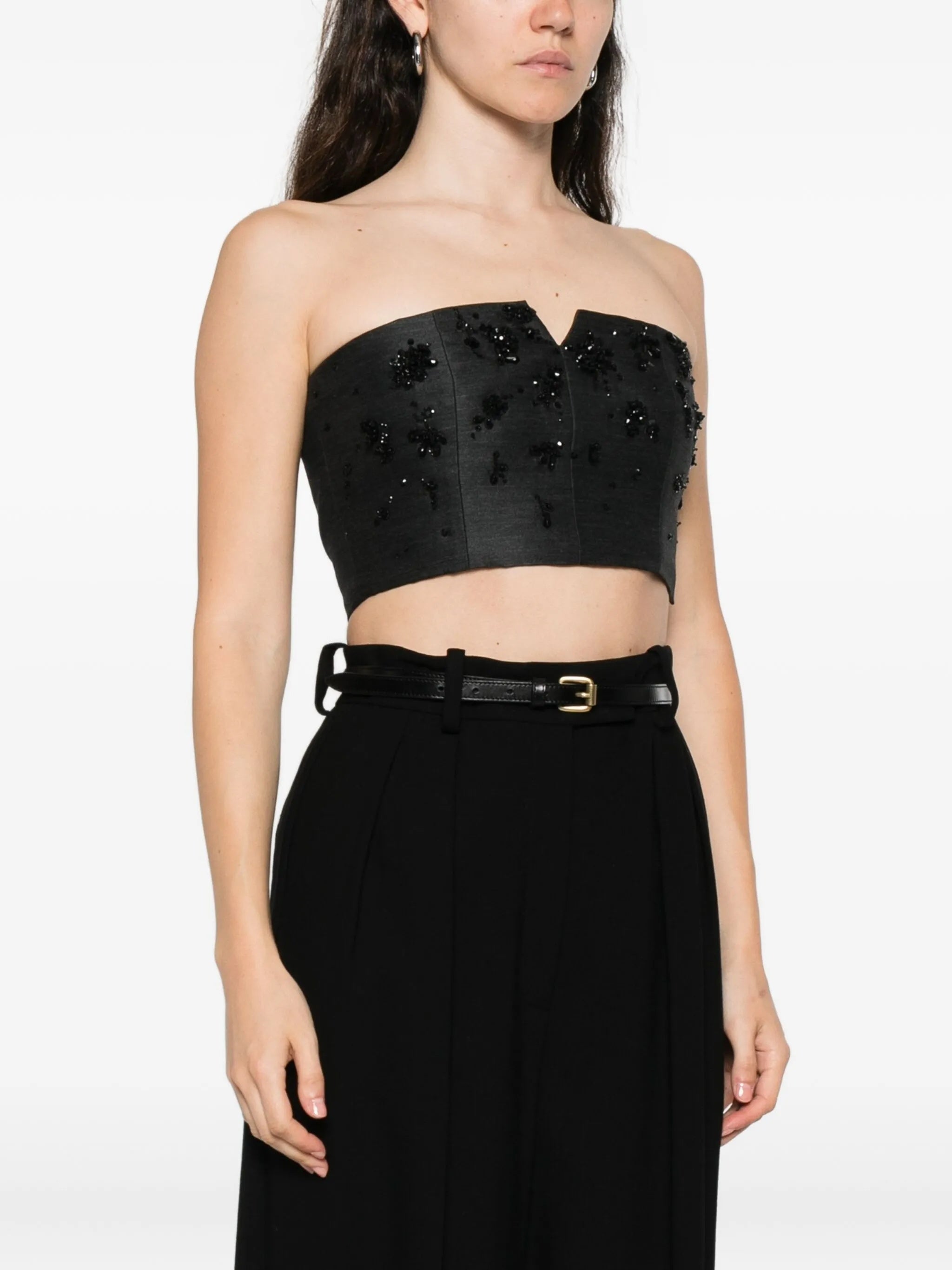 ALBERTA FERRETI Elegant Wool-Silk Blend Top for Women