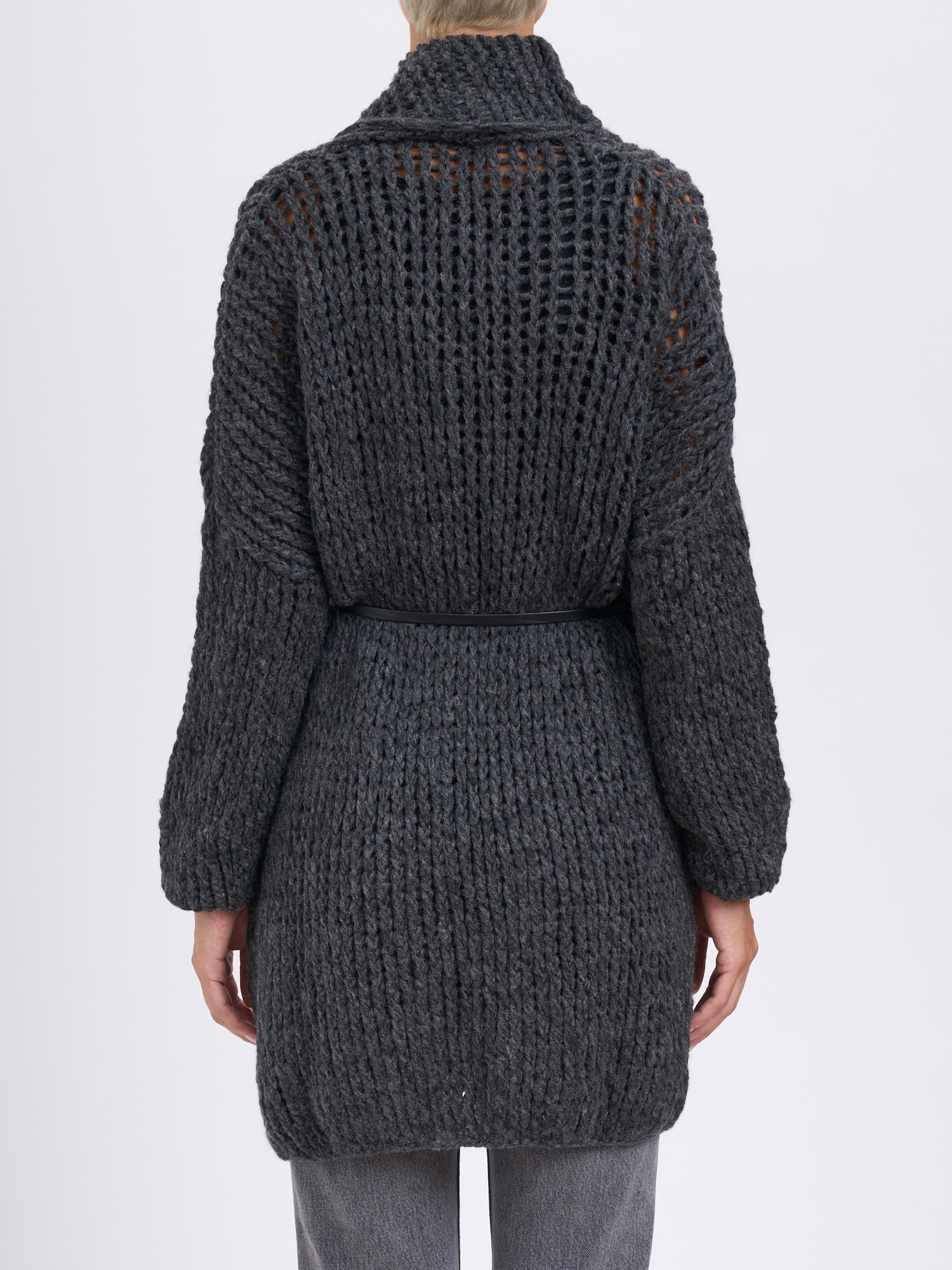 TOTALLY.H Long Belted Cardigan for Women - Size S