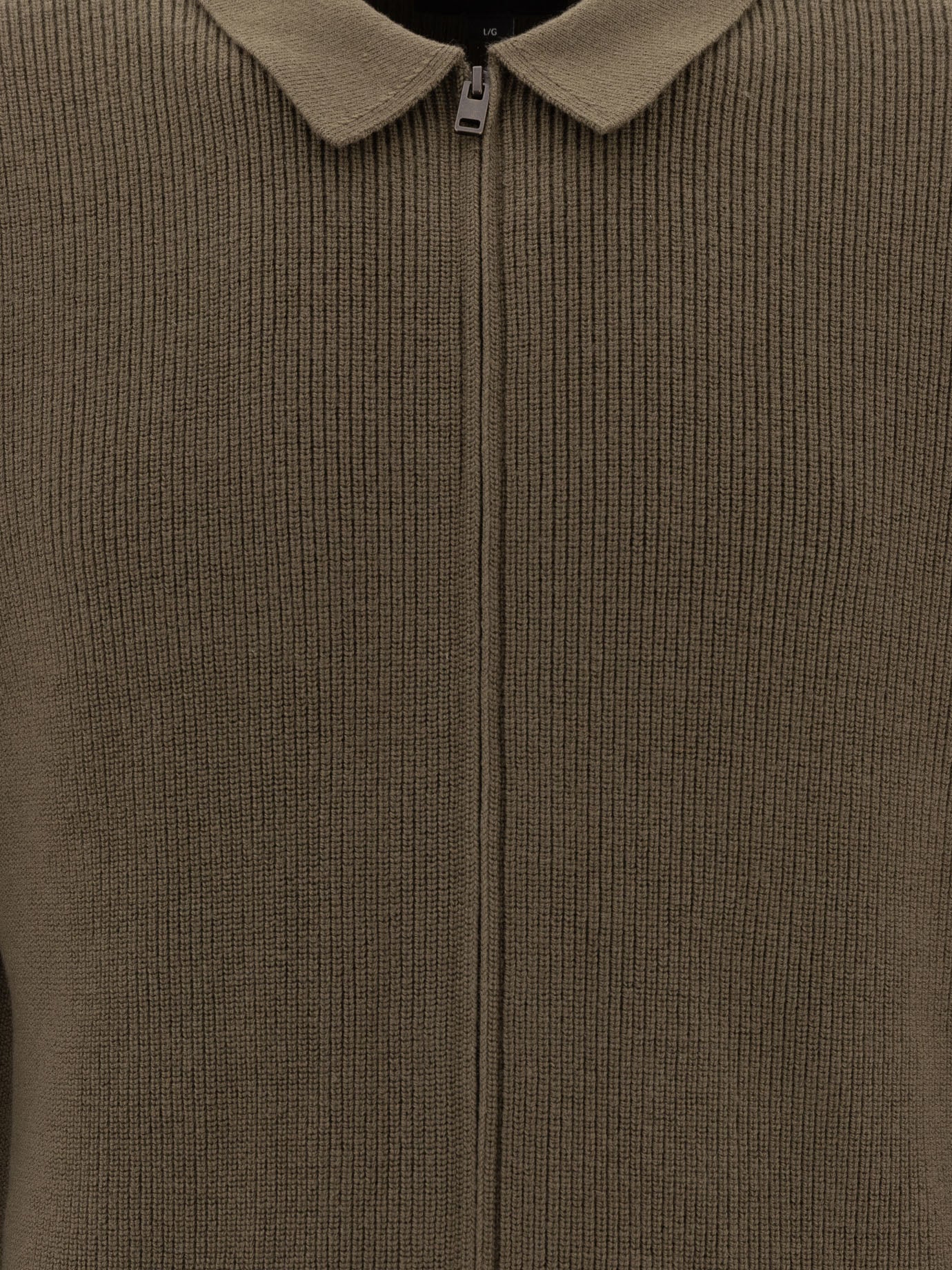 VINCE Wool Blend Cardigan with Two-Way Zip - Regular Fit