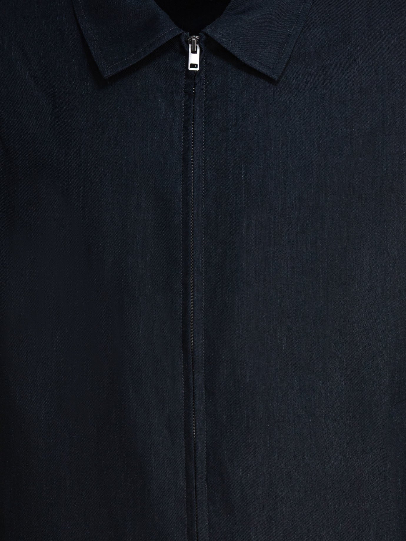 VINCE Men's Bomber Jacket with Zipper Closure