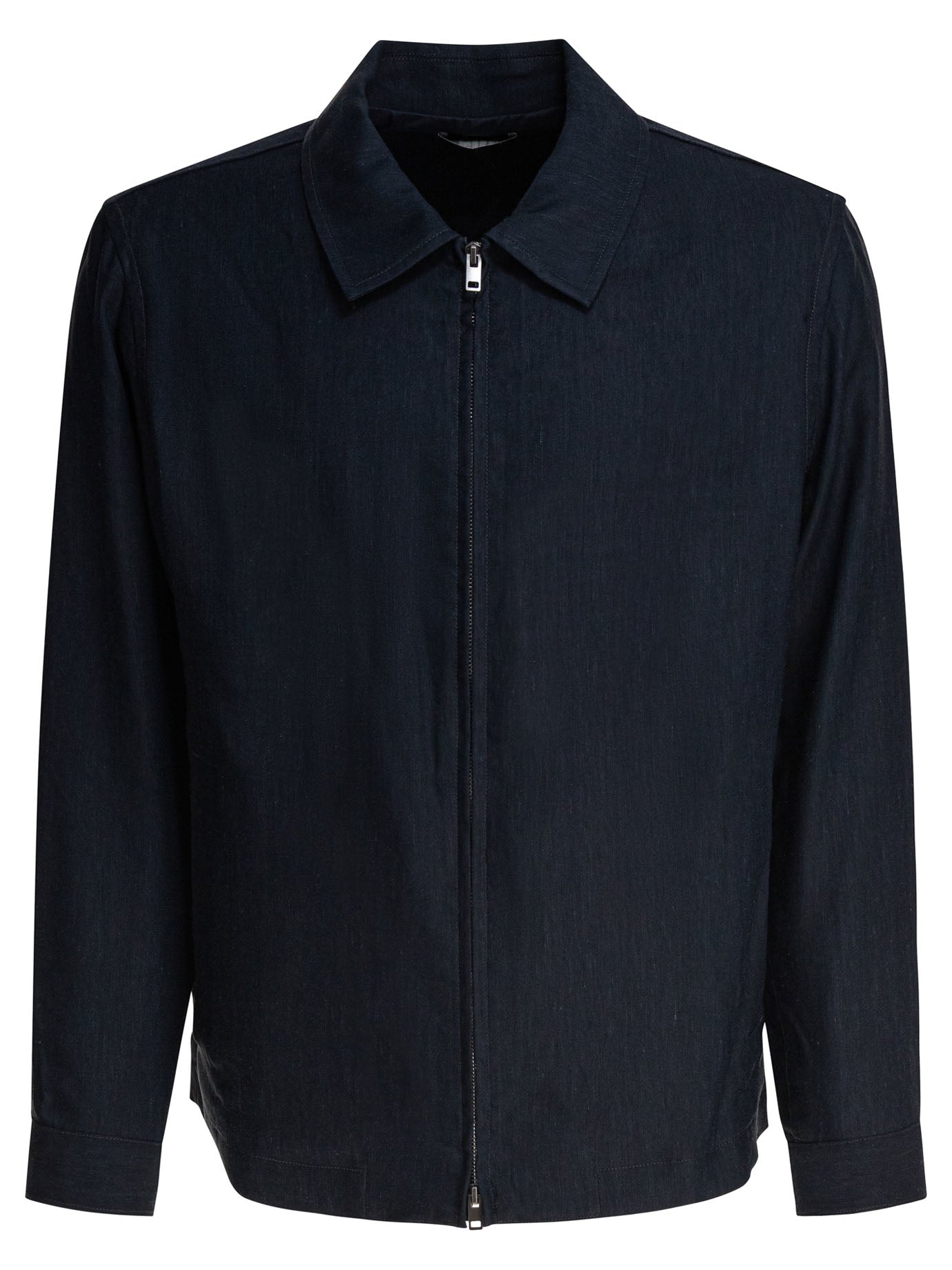 VINCE Men's Bomber Jacket with Zipper Closure