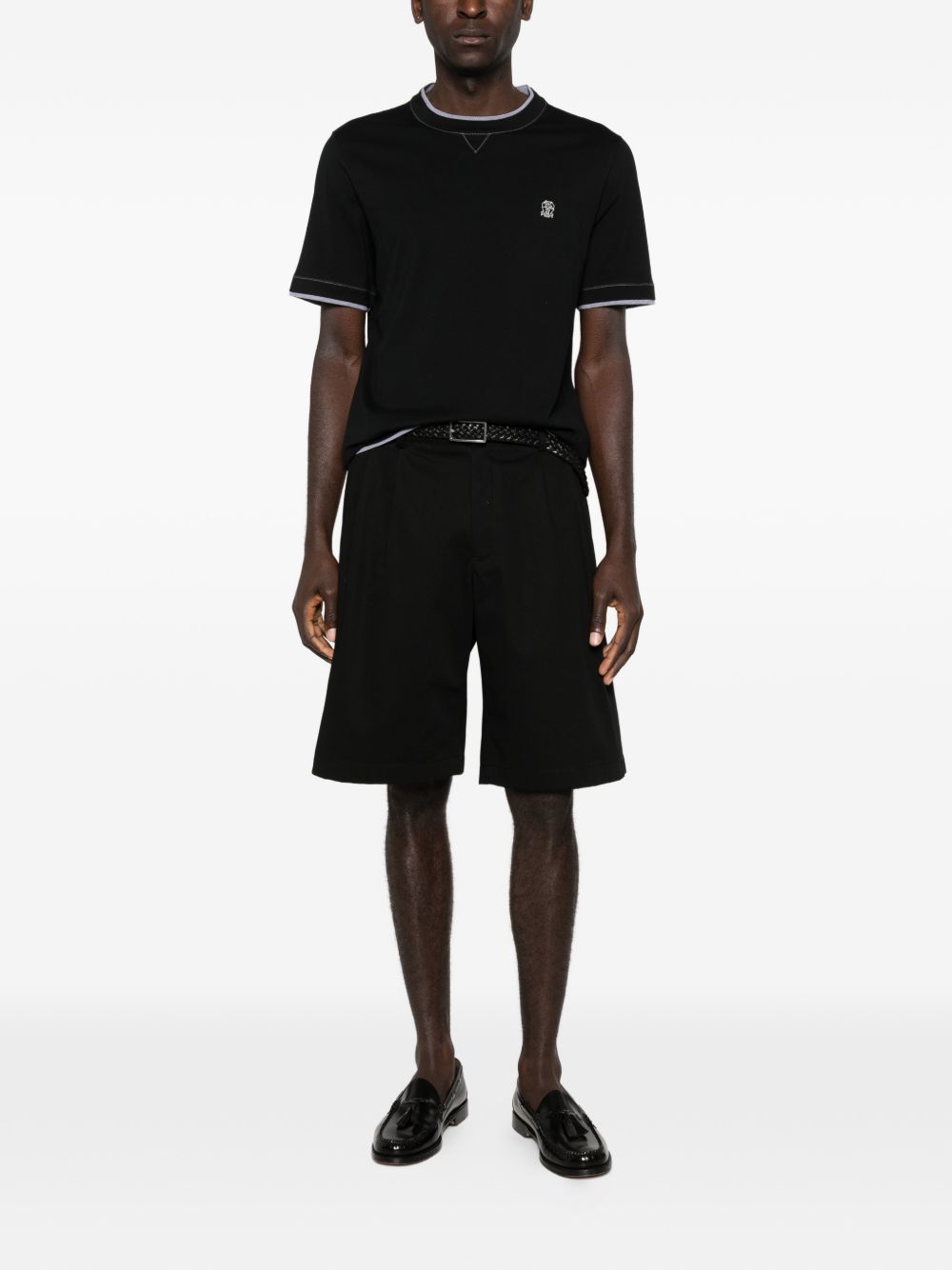 BRUNELLO CUCINELLI Logo Cotton T-Shirt for Men - SS26 Collection