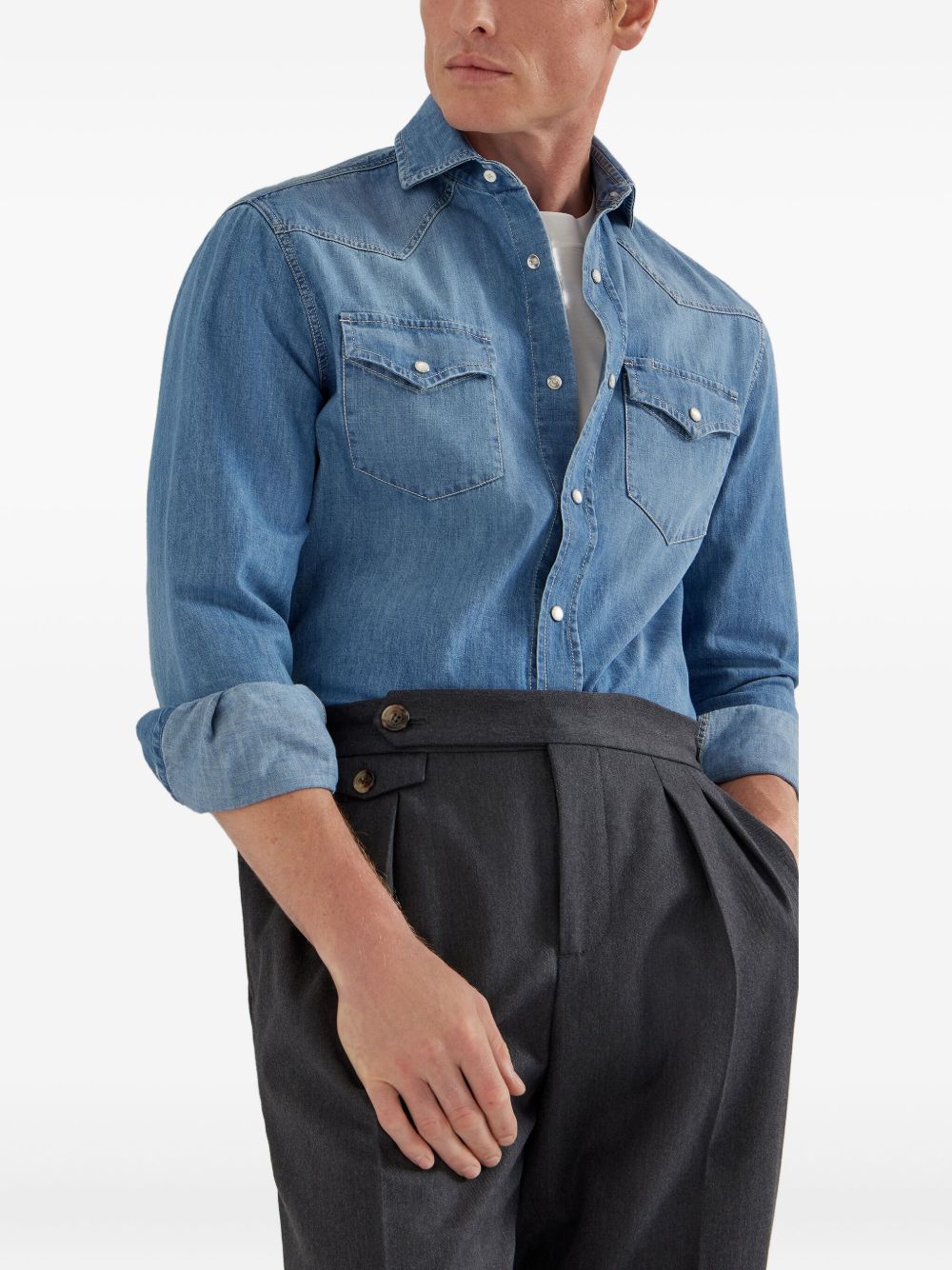 BRUNELLO CUCINELLI Cotton Sweater for Men - FW25 Collection