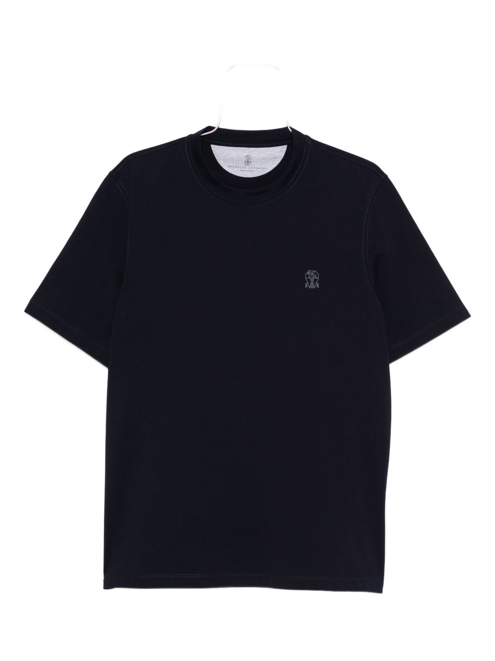 BRUNELLO CUCINELLI Crew Neck Cotton T-Shirt with Logo - FW25