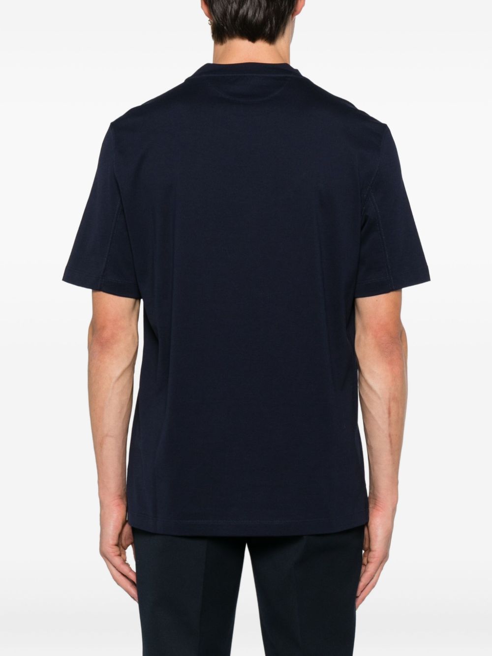 BRUNELLO CUCINELLI Printed Cotton T-Shirt with Short Sleeves - FW25 Collection