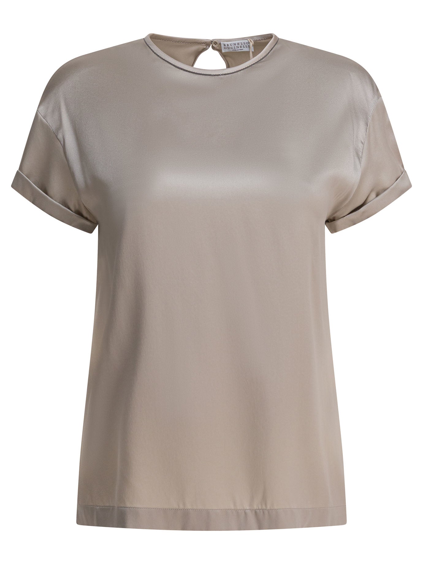 BRUNELLO CUCINELLI Women's Luxe Elastane T-Shirt - FW25 Collection