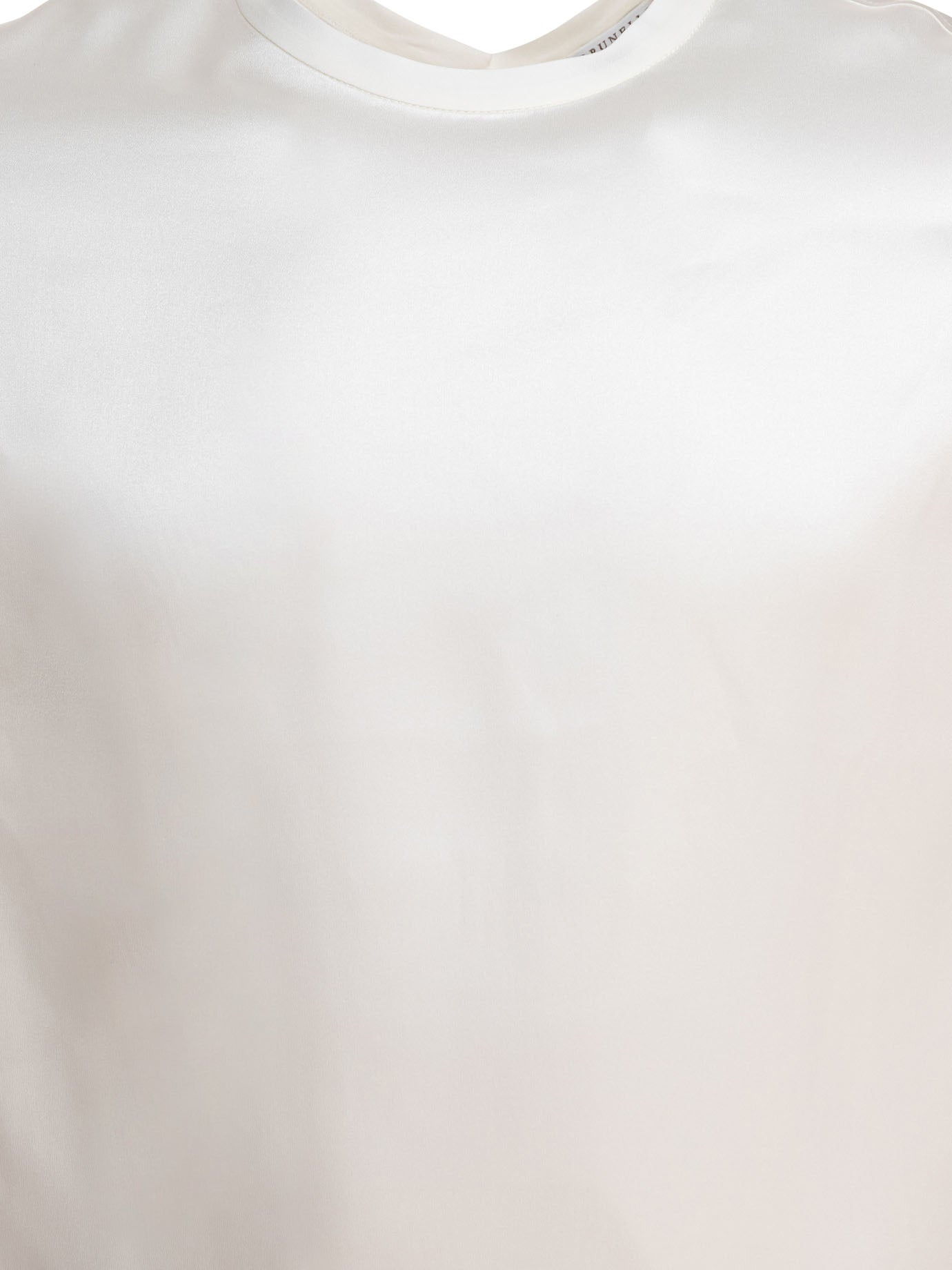 BRUNELLO CUCINELLI Soft Silk-Elastane T-Shirt for Women