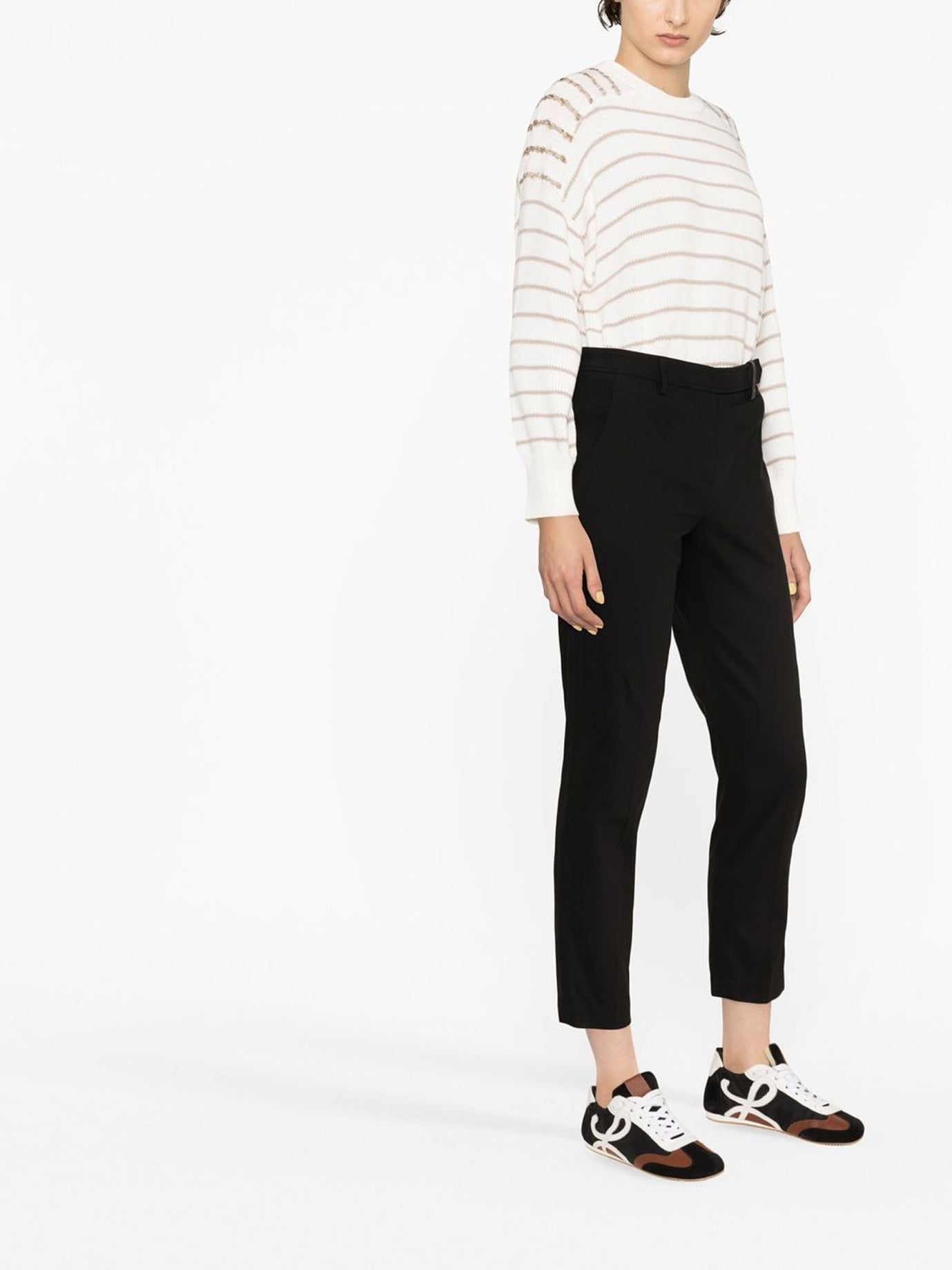 BRUNELLO CUCINELLI Elastane Trousers for Women - Fall/Winter 2025