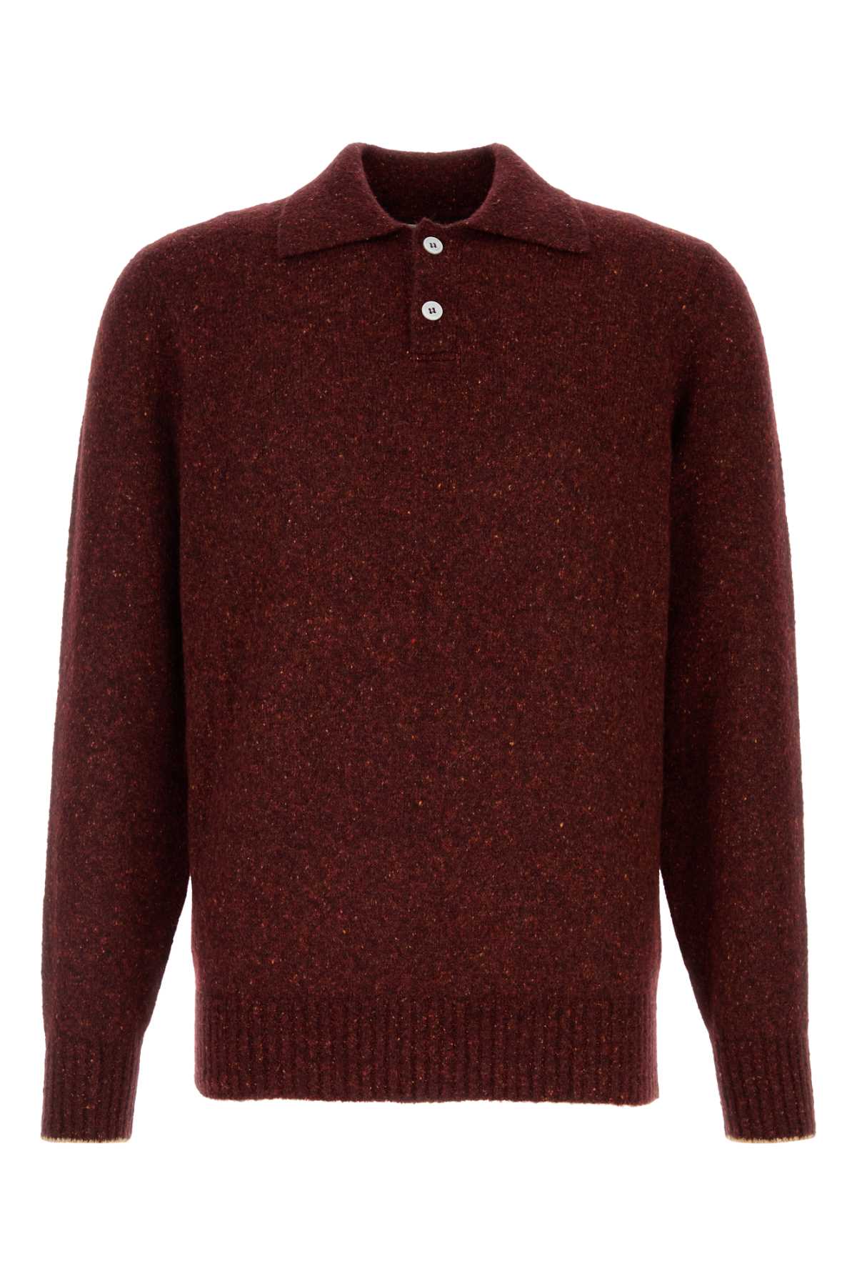 BRUNELLO CUCINELLI Alpaca Blend Polo Shirt - Medium