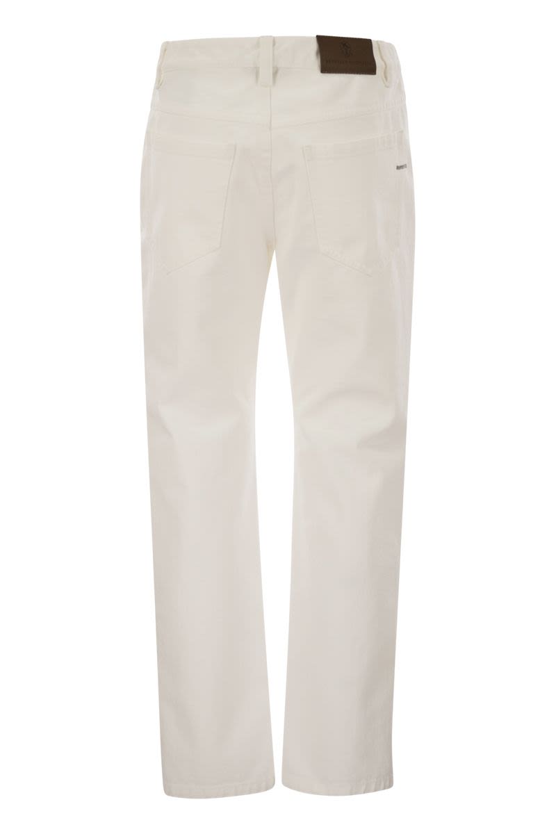 BRUNELLO CUCINELLI Women's Cotton 5-Pocket Trousers