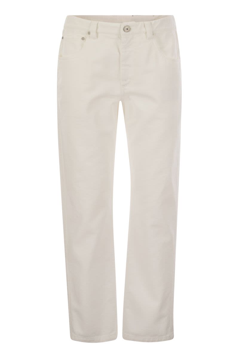 BRUNELLO CUCINELLI Women's Cotton 5-Pocket Trousers