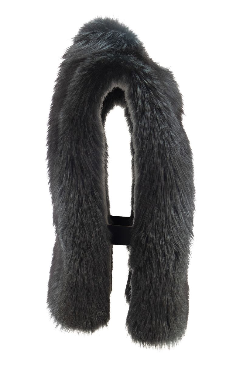 BRUNELLO CUCINELLI Glamorous Fox Fur Mini Vest
