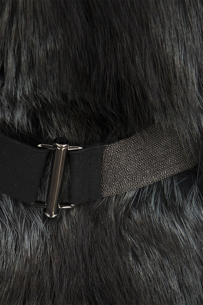 BRUNELLO CUCINELLI Glamorous Fox Fur Mini Vest