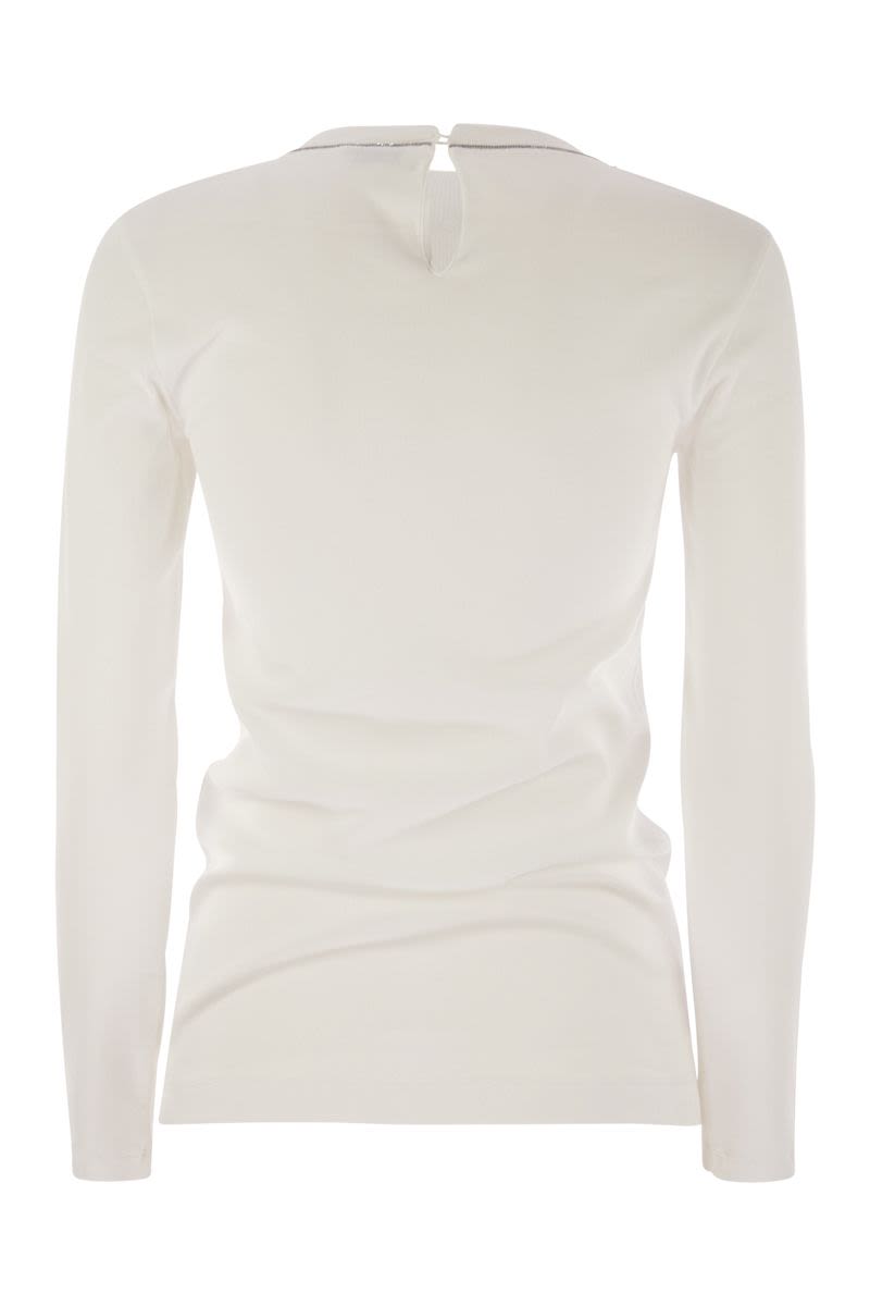 BRUNELLO CUCINELLI Monili Bead Embellished Knit Top for Women