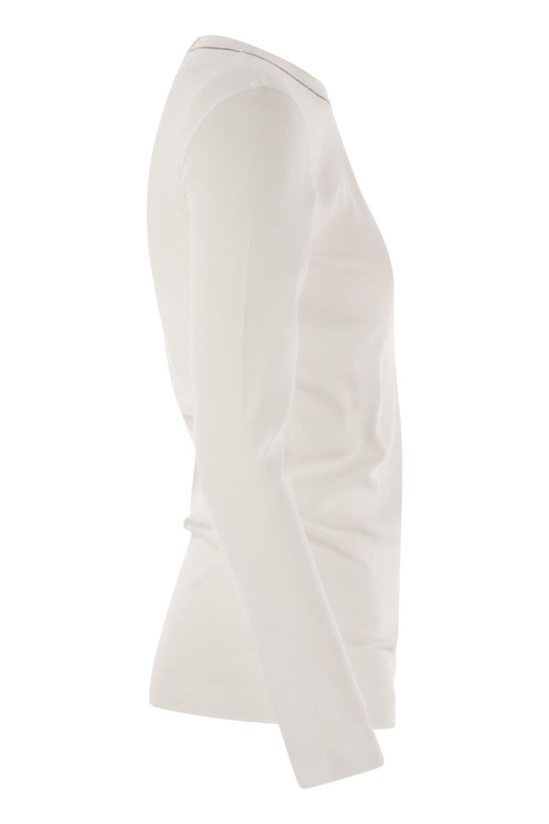 BRUNELLO CUCINELLI Monili Bead Embellished Knit Top for Women