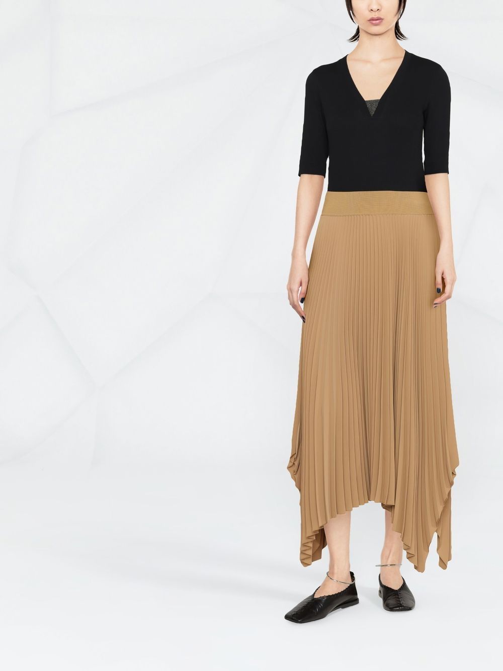 BRUNELLO CUCINELLI Cotton V-Necked Top for Women