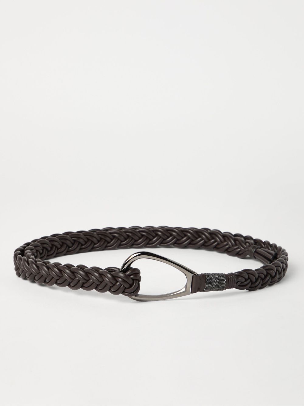 BRUNELLO CUCINELLI Weaved Leather Belt for Women