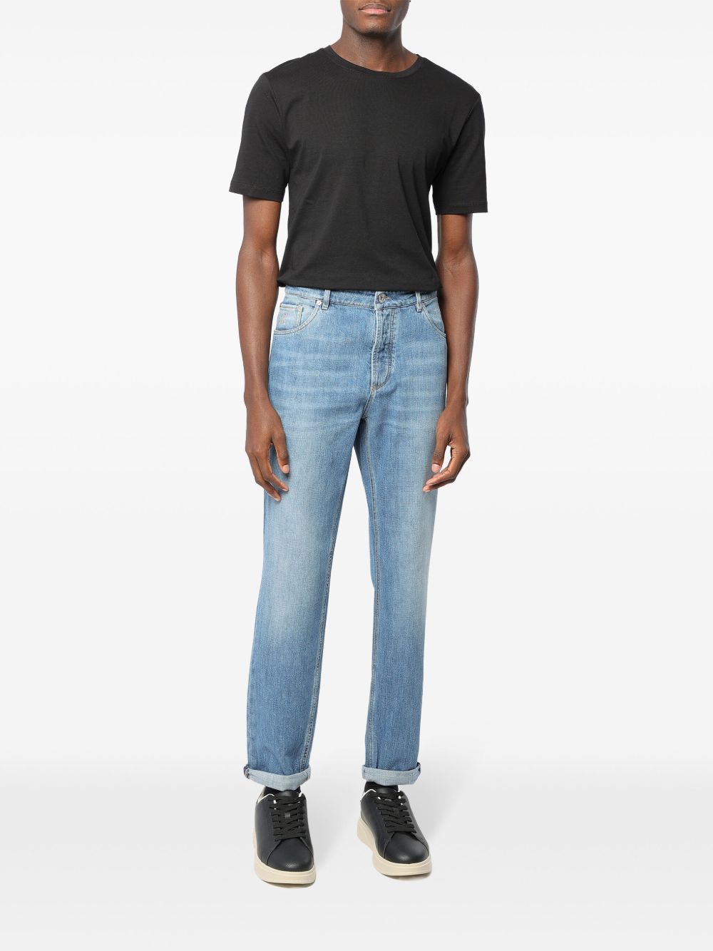 BRUNELLO CUCINELLI Denim Cotton Jeans for Men - Mid-Rise Style