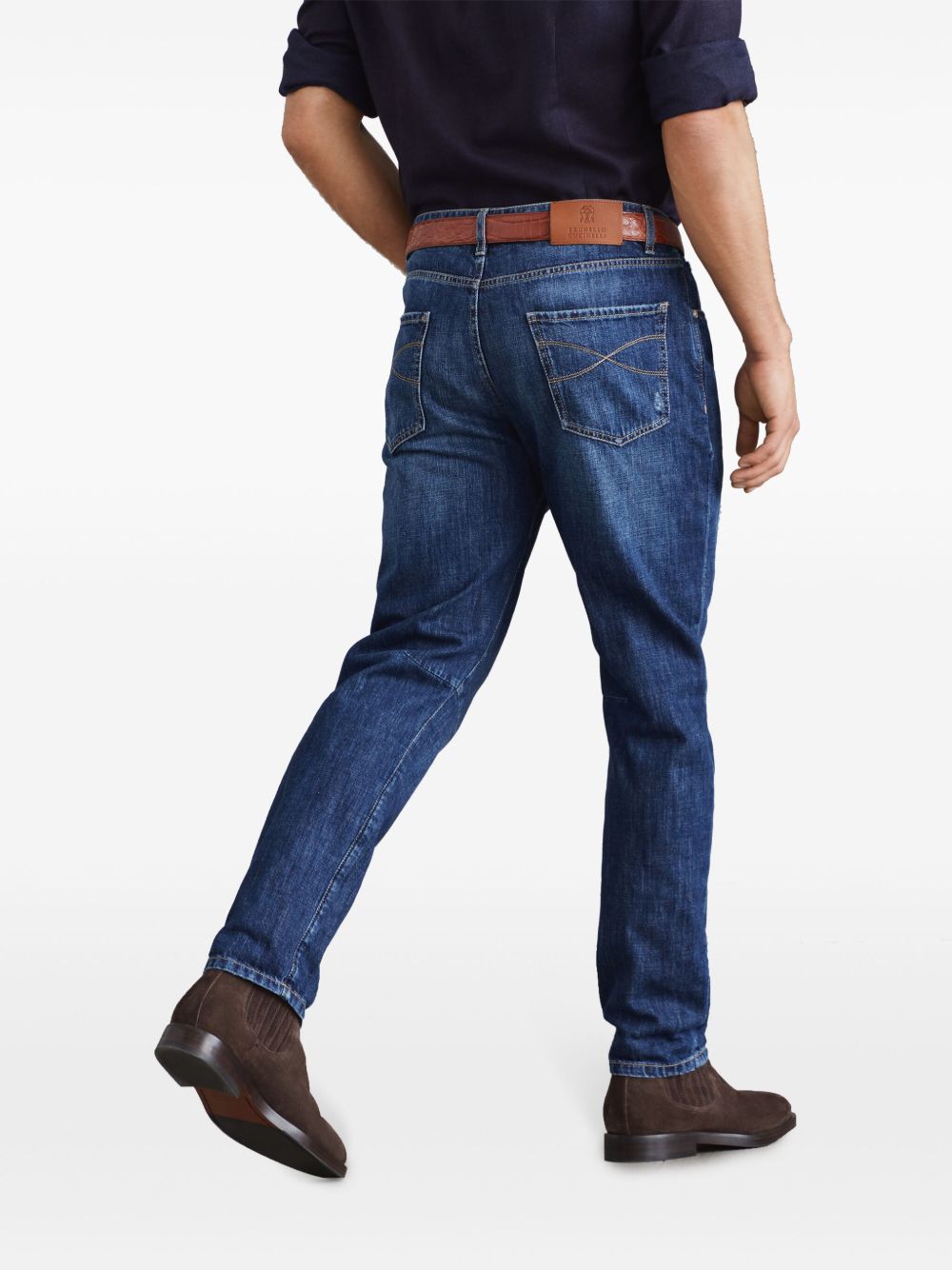 BRUNELLO CUCINELLI Leisure Fit Five-Pocket Jeans for Men