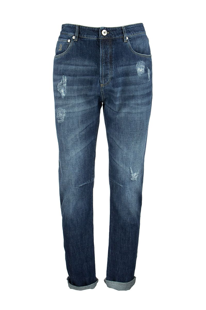 BRUNELLO CUCINELLI Men's Classic Fit Jeans - SS25 Edition