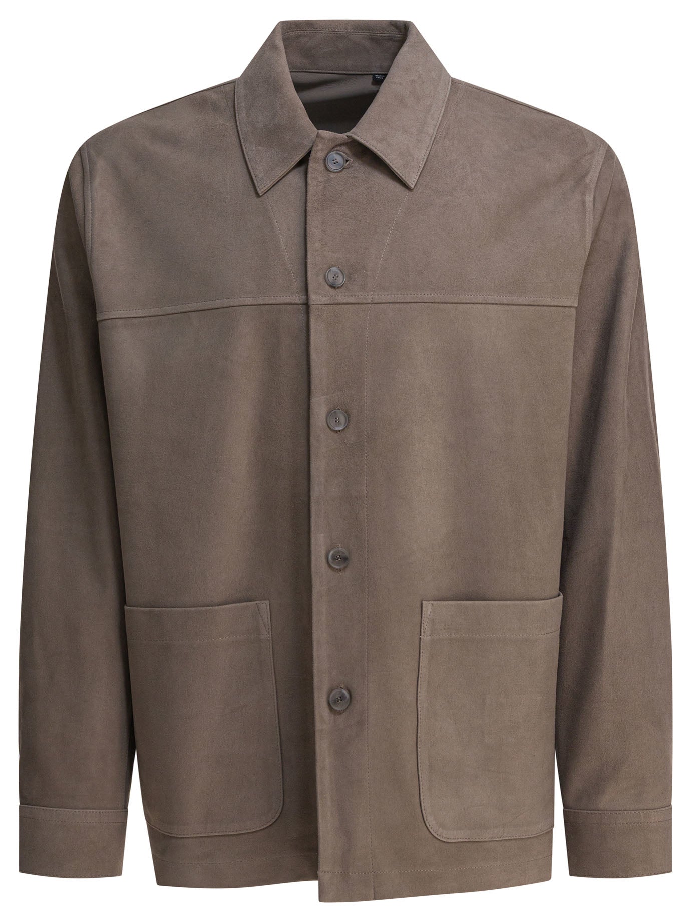 VINCE Lambskin Leather Jacket for Men - FW25 Collection