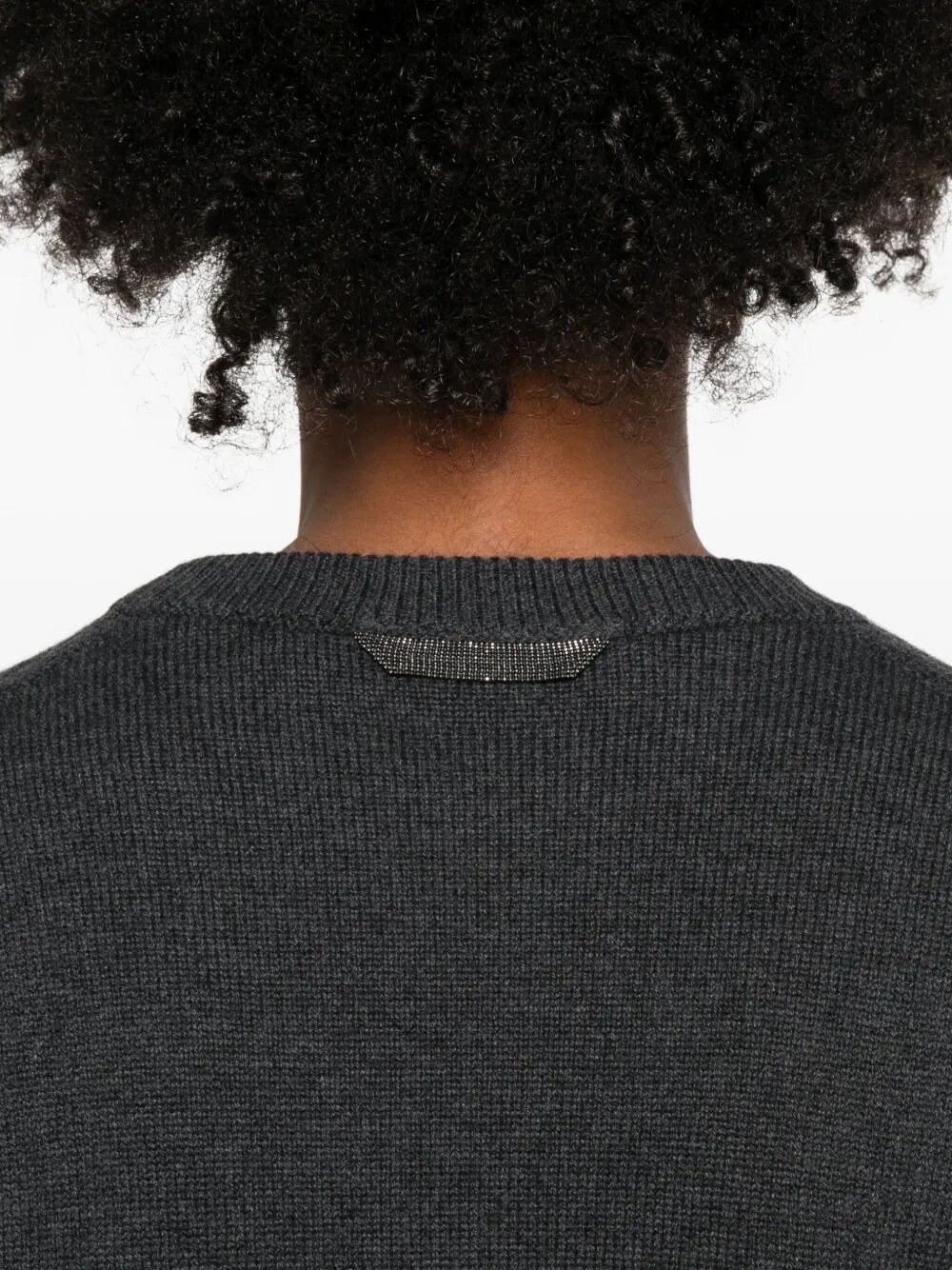 BRUNELLO CUCINELLI Cashmere Sweater with Shiny Detail for Women