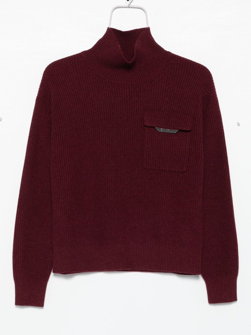 BRUNELLO CUCINELLI Cashmere Turtle-Neck Jumper for Women - High Neck, Long Sleeves