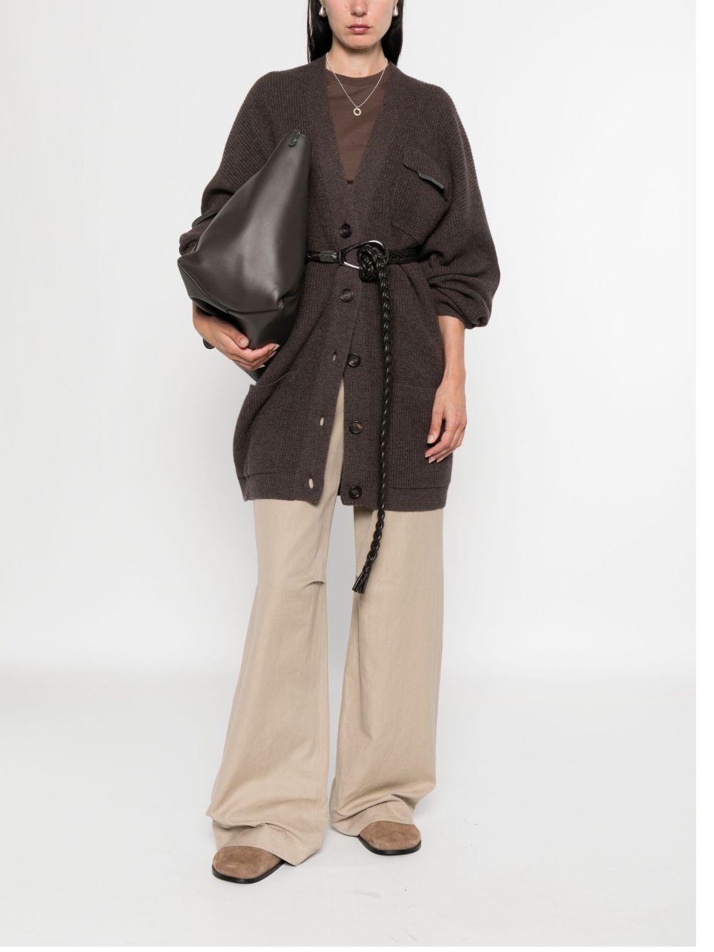 BRUNELLO CUCINELLI Cashmere V-Necked Cardigan for Women