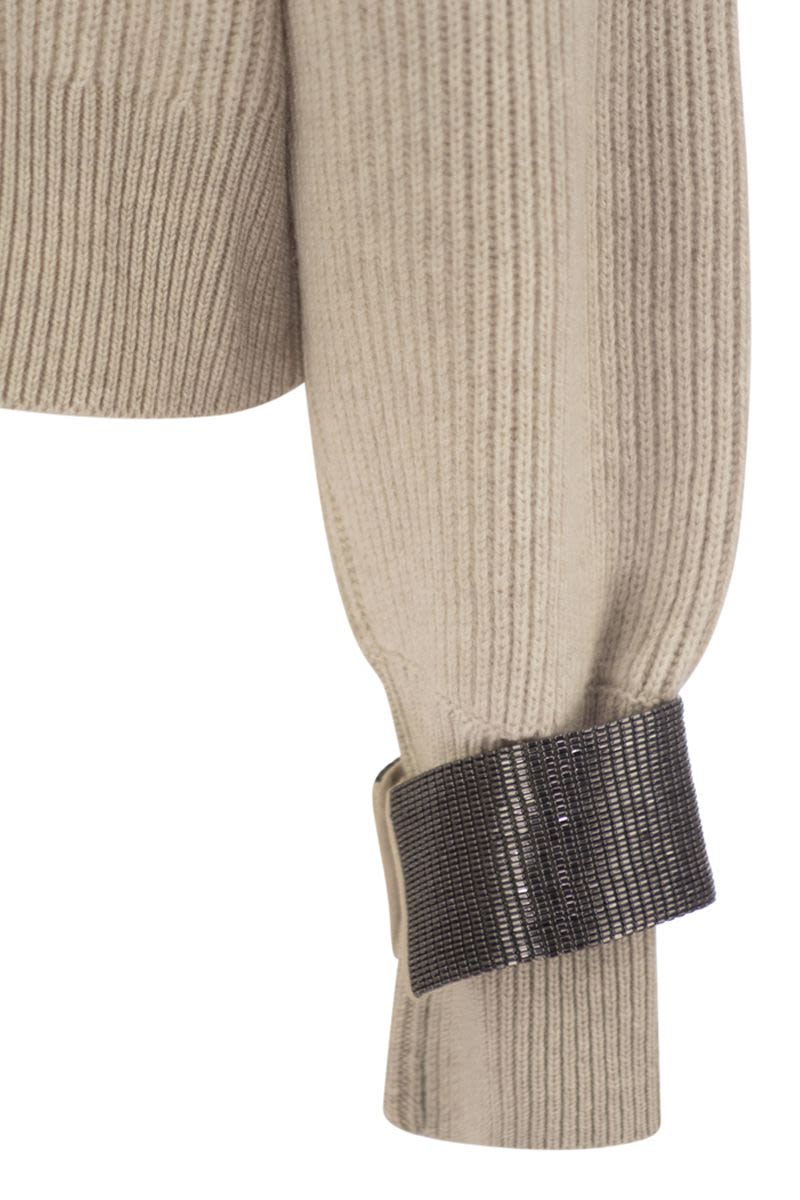 BRUNELLO CUCINELLI Cashmere Sweater with Shiny Detail
