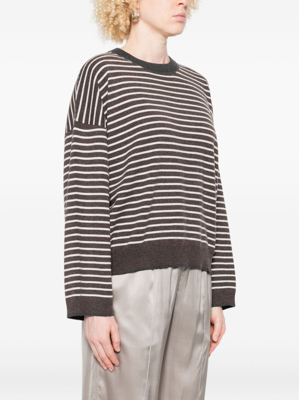 BRUNELLO CUCINELLI Luxurious Wool and Cashmere Sweater for Women