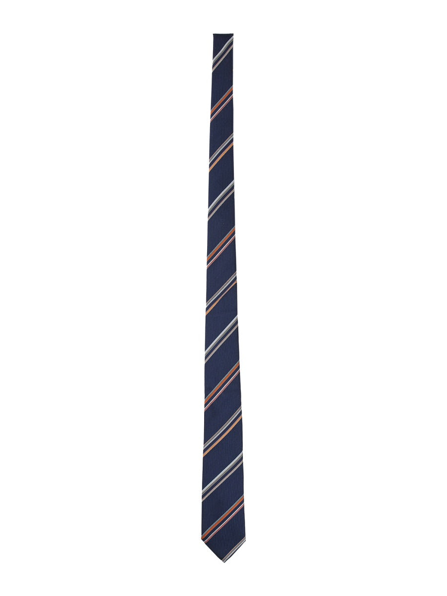 PAUL SMITH Men's Silk Tie with Two Stripes