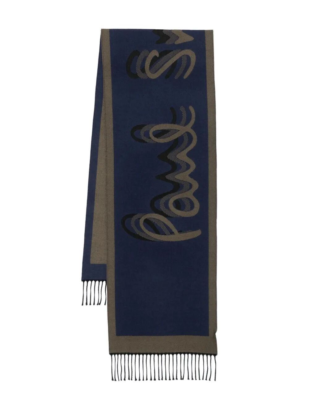 PAUL SMITH Faded International Jacquard Scarf for Men