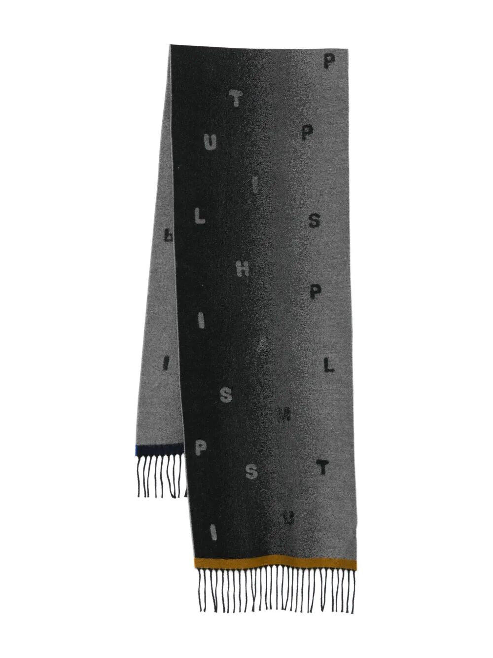 PAUL SMITH Men's Faded International Jacquard Scarf
