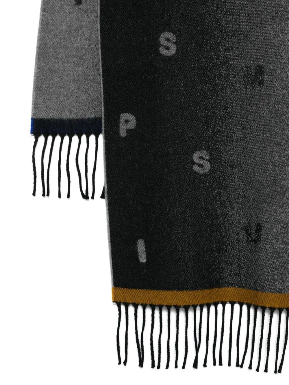 PAUL SMITH Men's Faded International Jacquard Scarf