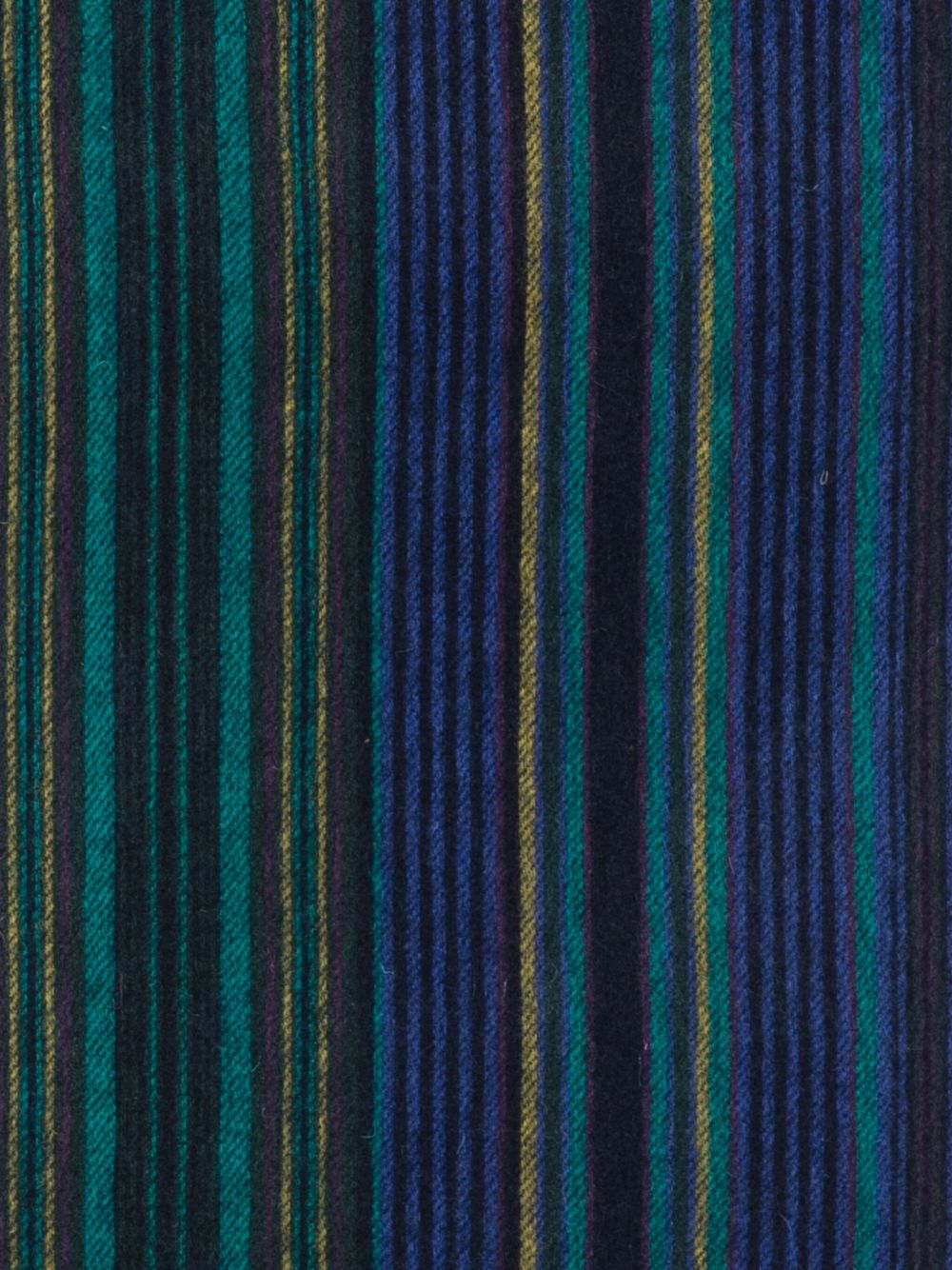 PAUL SMITH Striped Fringed Edge Scarf