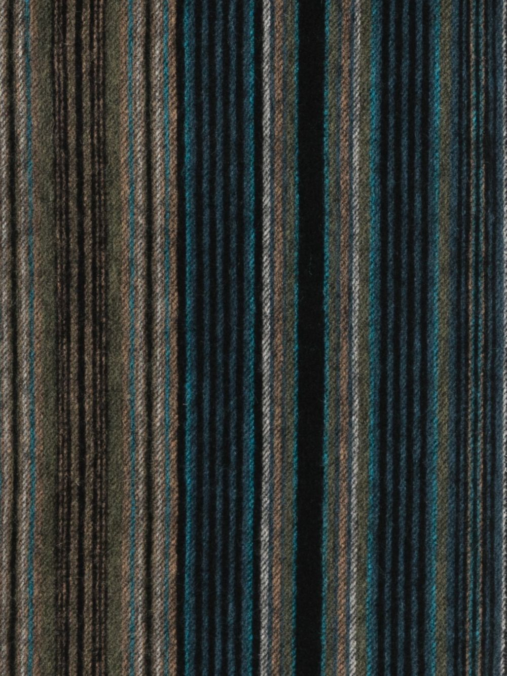 PAUL SMITH Striped Fringe Scarf