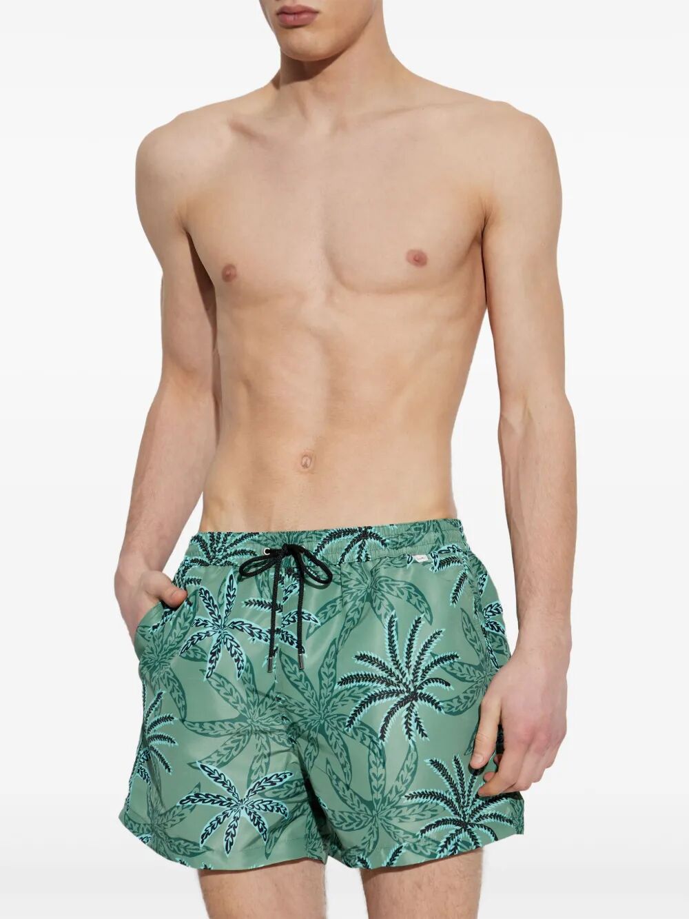 PAUL SMITH Men's Mini Swim Shorts - Palms